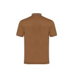 Brown Zipper Polo T-Shirt - Image 3