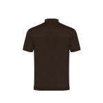 Dark Brown Zipper Polo T-Shirt - Image 3