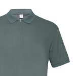 Light Green Zipper Polo T-Shirt - Image 4