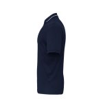 Navy Blue Zipper Polo T-Shirt - Image 4