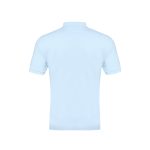 Light Sky Blue Zipper Polo T-Shirt - Image 3
