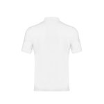 White Zipper Polo T-Shirt - Image 2