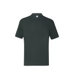 Olive Green Zipper Polo T-Shirt