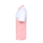 Men’s Premium Striped Polo Shirt White Pink Stripe - Image 2
