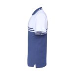 Men’s Premium Striped Polo Shirt Navy Blue - Image 2