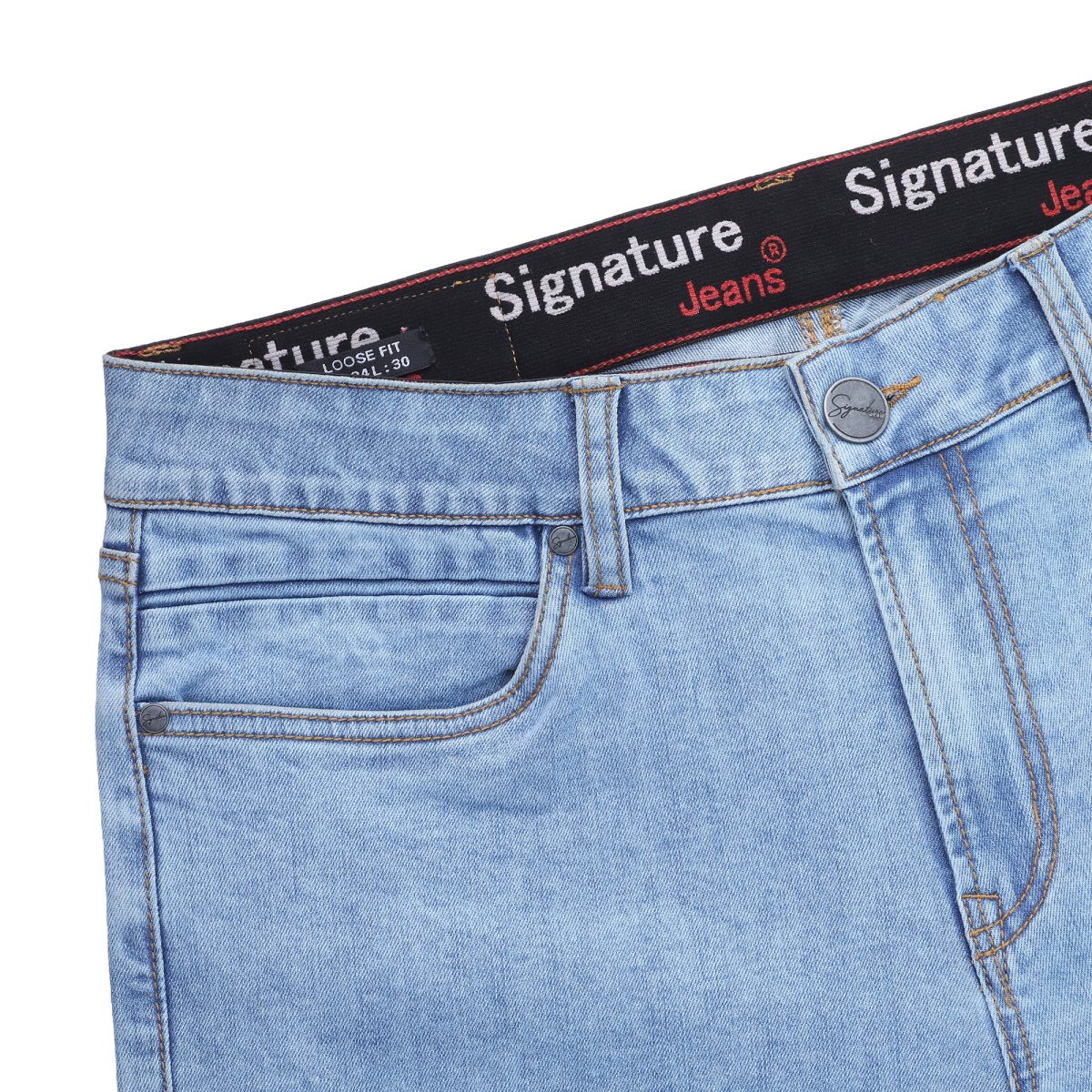 Men’s Premium Denim Baggy Jeans - Image 3