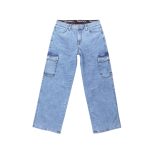 Men’s Premium Denim Baggy Cargo Jeans